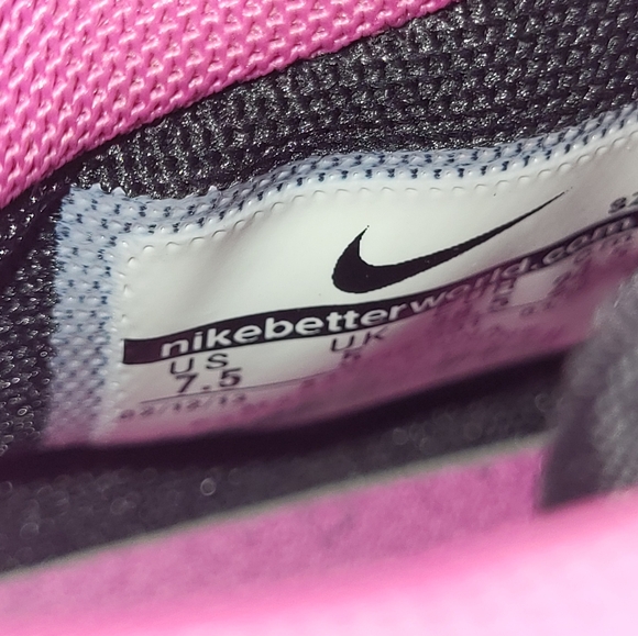 Nike Dunk Sky High Black Pink Camo Suede Sneakers 543258-001 Women's Size 7.5 - Picture 7 of 10